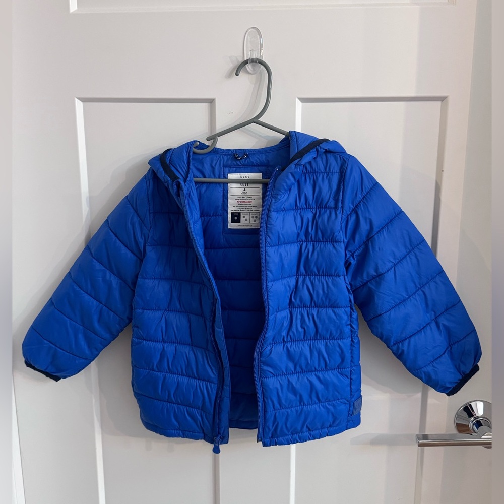 GAP Kids Blue Lightweight Puffer Jacket